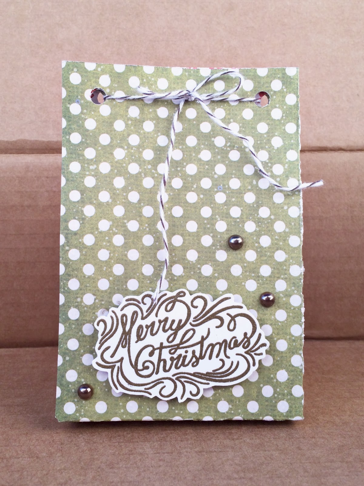 Stamp Fever We R Memory Keepers Punch Boards Gift Bag