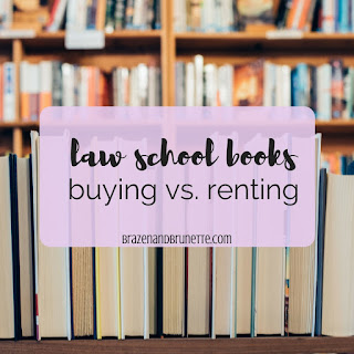 Want to know when you need to buy new law school books, when you should buy used law school books, and when you need to rent law school books? Here's what I suggest. Plus, find out how I get some of my required law books for FREE | brazenandbrunette.com