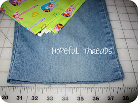 Hopeful Threads: Salvage Her Favorite Jeans (or yours) Tutorial