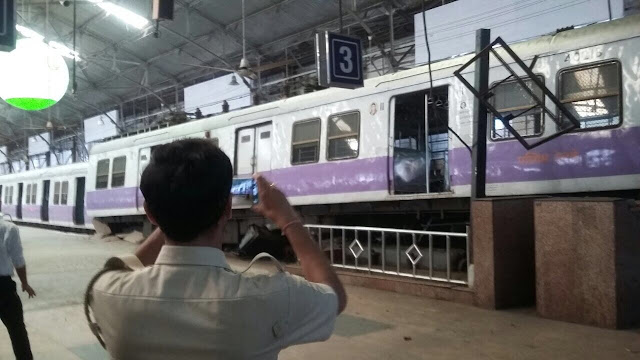 Train accident reported at Churchgate railway station