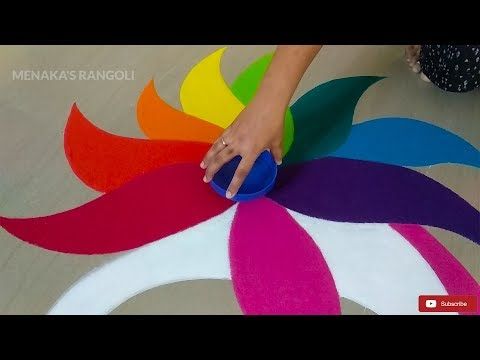 simple and easy rangoli designs with dots for home