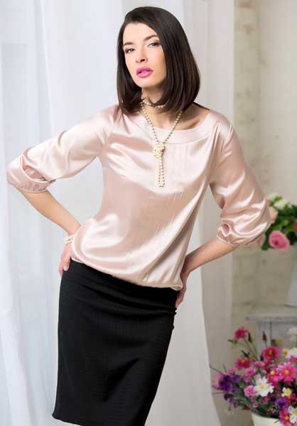 Fashion blouses 2019 ( Trend #3 - Satin Chic), 18 pictures