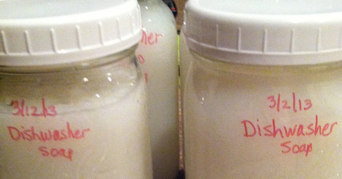 Natural Homemade Living Homemade Liquid Dishwasher Soap