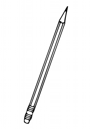 Free Pencils Coloring Pages To Print