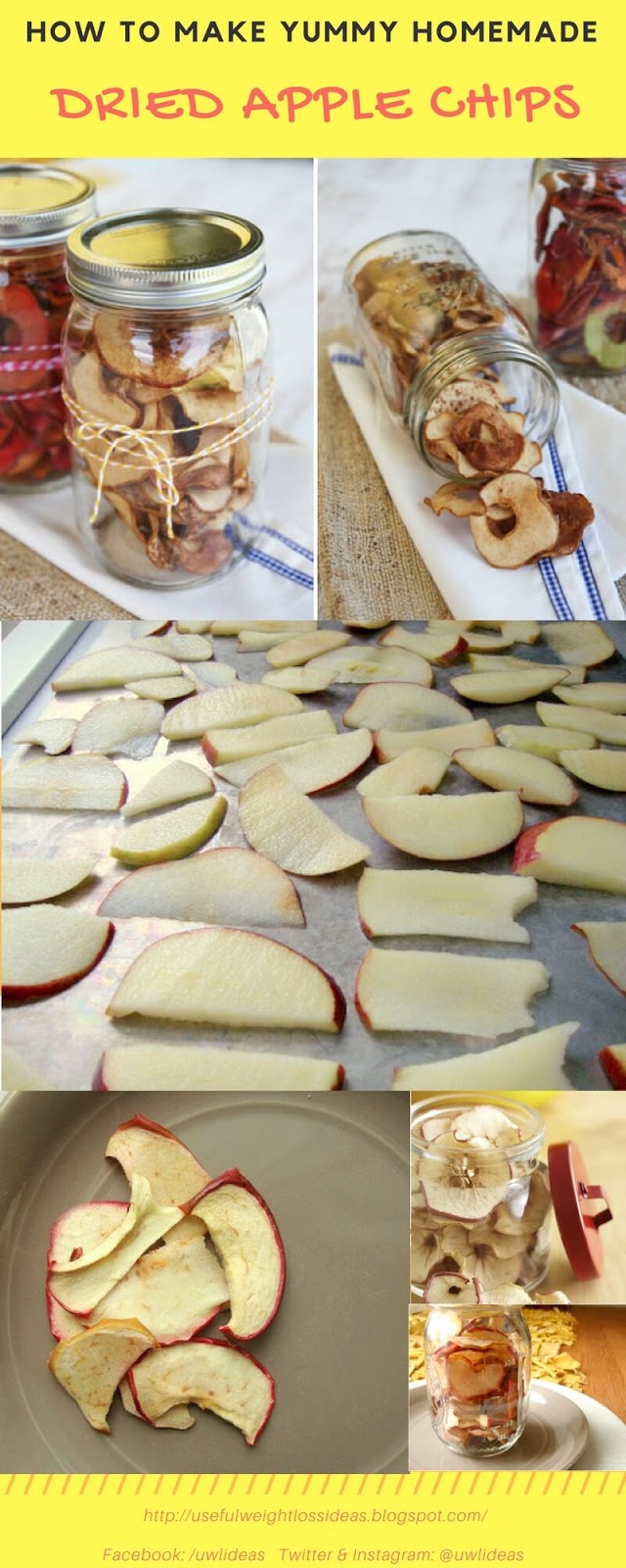 How To Make Dried Apple Chips At Home Recipe Useful Weight Loss Ideas