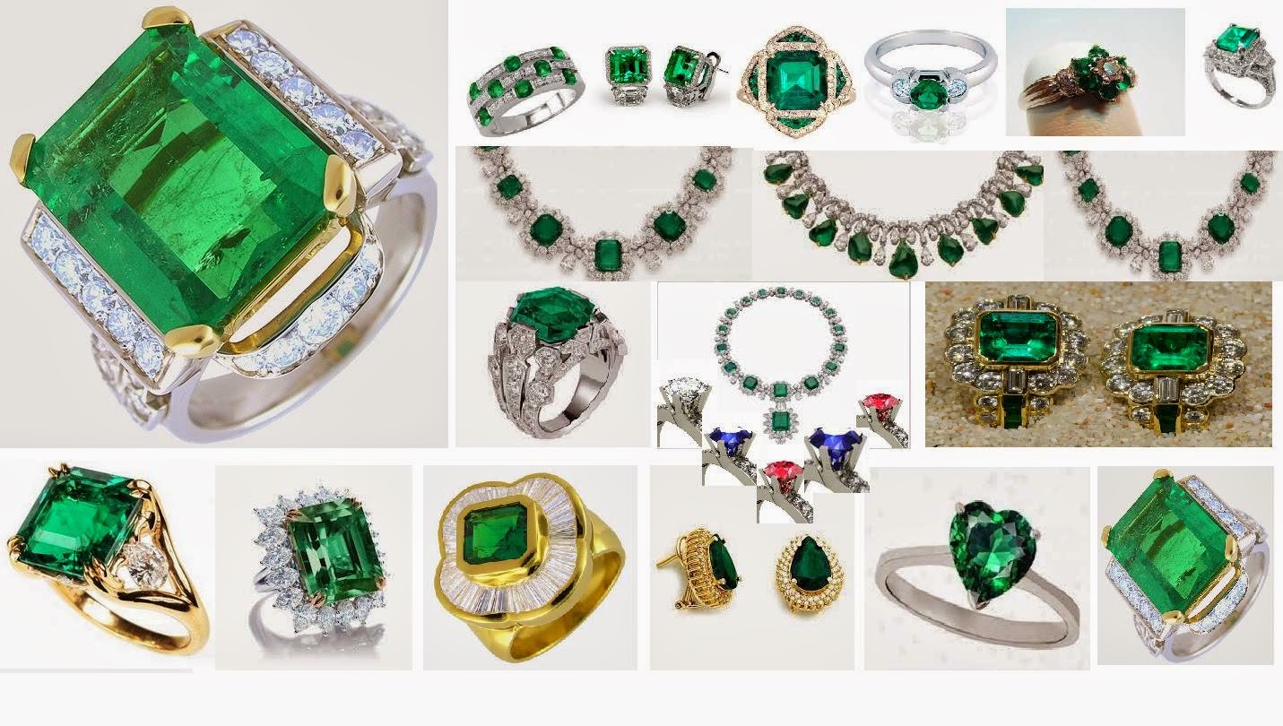 JOYAS, MINERALES Y BISUTERÍA DE COLOMBIA DISEÑOS DE JOYAS CON ESMERALDAS COLOMBIANAS