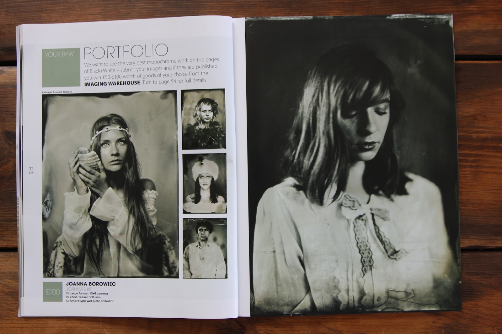 Joanna Borowiec : Publikacja w Black+White Photography Magazine Uk