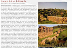 Lista Roja del Patrimonio: Convento de la Luz o de Moncarche (Alconchel/Villanueva del Fresno)
