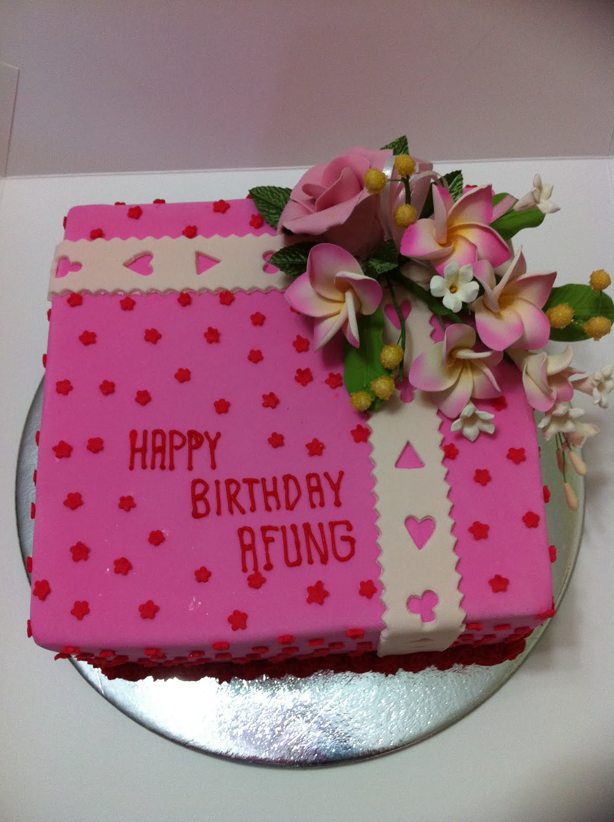 Heaven Cake Frangipani Flower cake