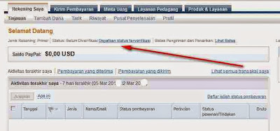 Cara Mendaftar Paypal & Mengatasi Limit Paypal Paling Lengkap 2015 Cara Mendaftar Paypal & Mengatasi Limit Paypal Paling Lengkap 2015