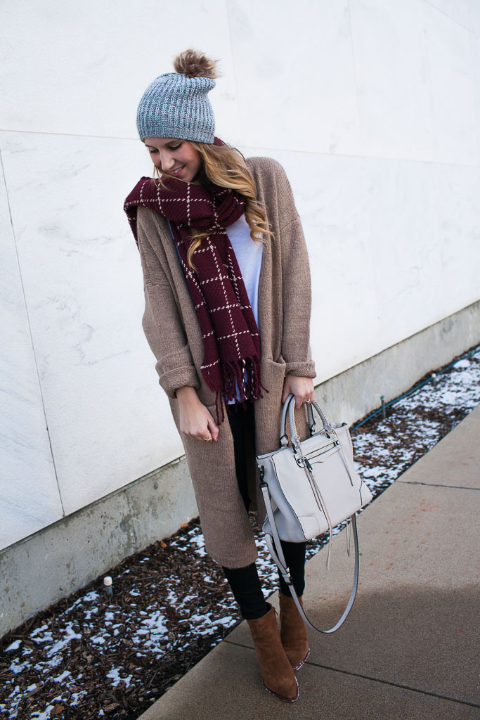 A cardi coat is an easy way to stay cozy and cute during those chilly winter outings! 