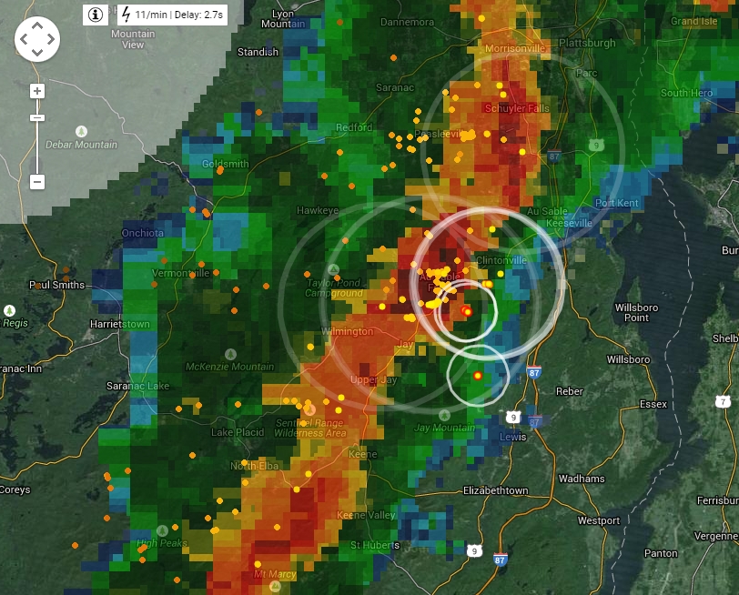 Fred Langa See lightning strikes and track thunder in near real time