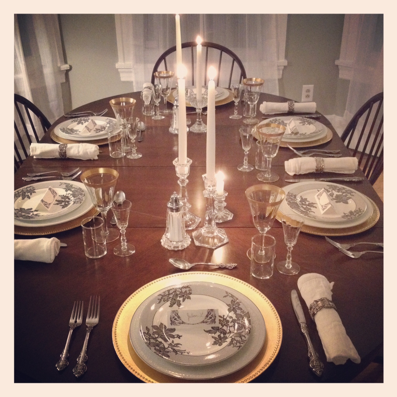 The Saint James Kingston Table setting fit for a royal, or something