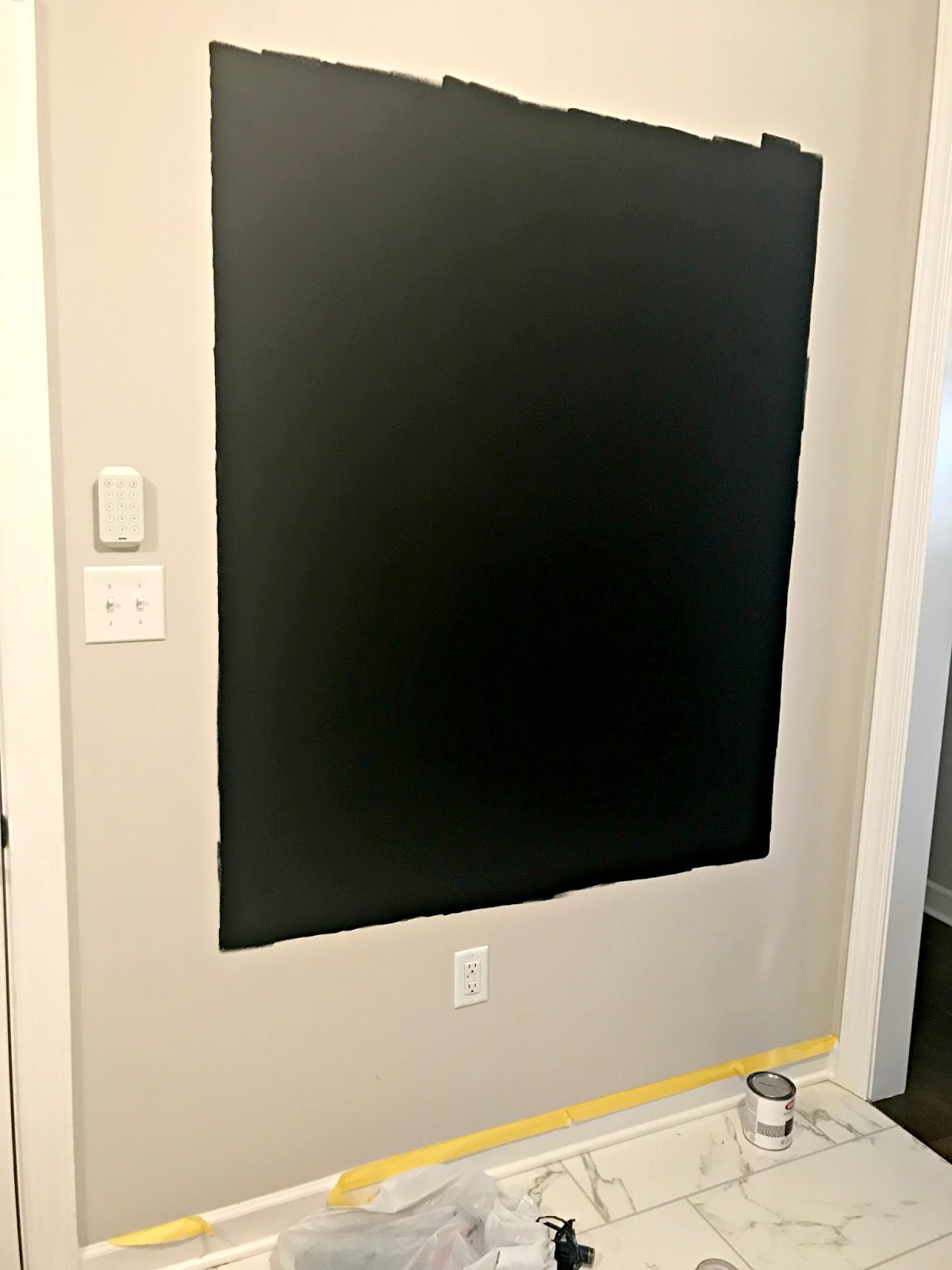 Huge DIY Chalkboard HowTo on Drywall Thrifty Decor Chick Thrifty DIY, Decor and Organizing