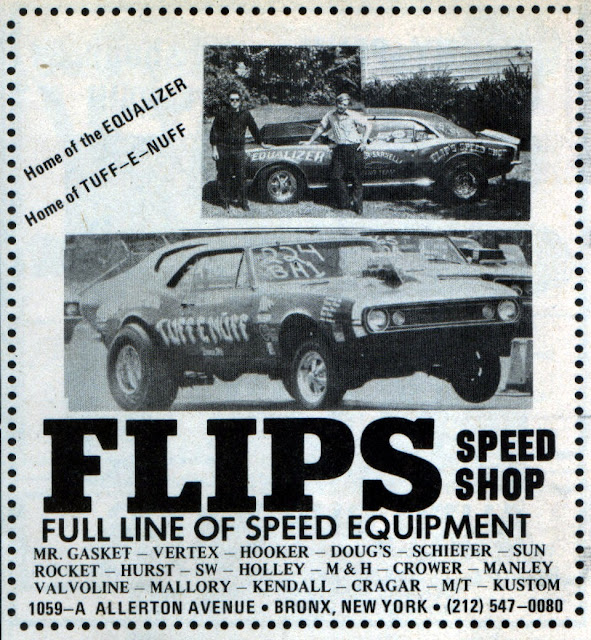 Just A Car Guy New York and New Jersey speed shops in 1971 (thanks to J!)