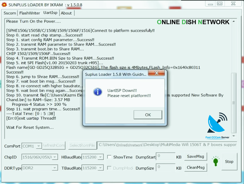 Multimedia 1506T And 1506F HD Receiver New Software 2018 Online Dish