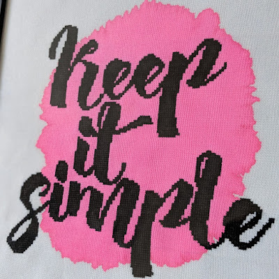 keep it simple, Stitchsperation cross stitch 
