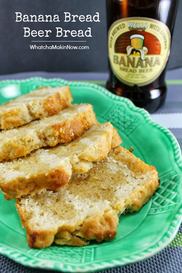 Use a fun beer next time you make beer bread - Like this Banana Bread Beer! Plus, this is the BEST beer bread recipe I've found!