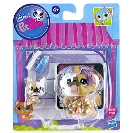 Littlest Pet Shop Mommy and Baby Bulldog (#3588) Pet