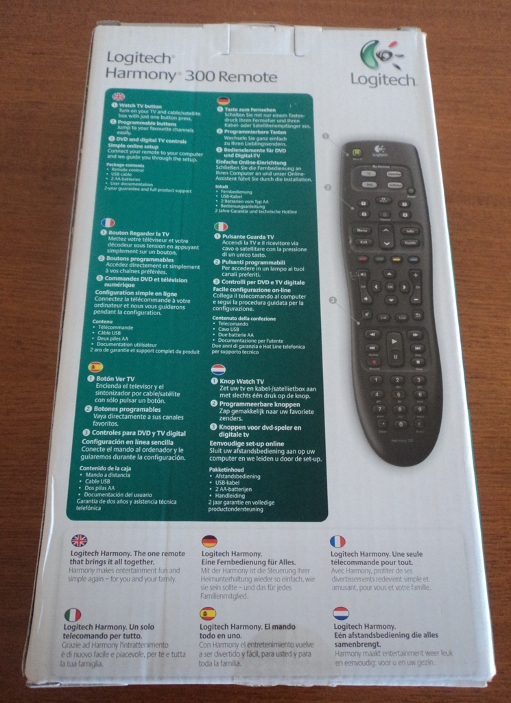 logitech harmony 300 remote software download
