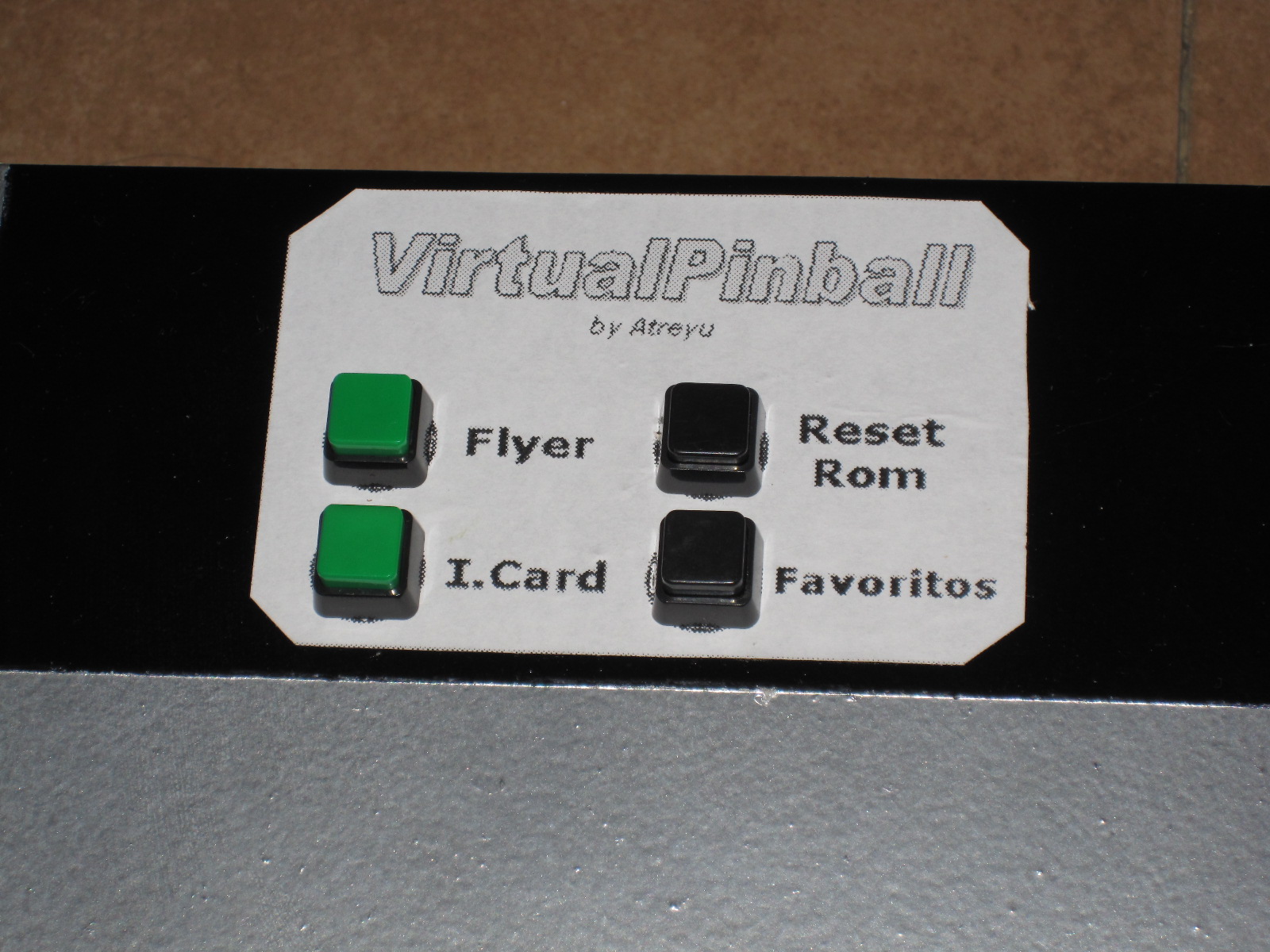 Virtual Pinball: Pin Panels Control (2 modelos)