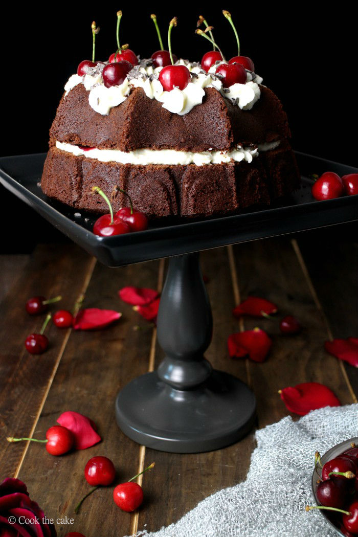 Black forest bundt cake o bundt cake selva negra - Cook the cake