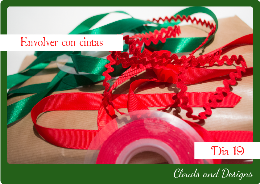 Adviento bloggero dia 19 Envolver Cintas