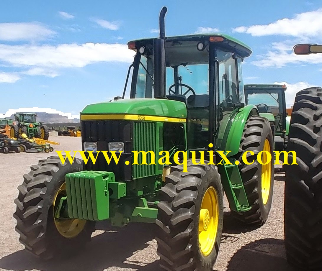MAQUINARIA AGRICOLA INDUSTRIAL Tractor John Deere 6603 Año 2000 109hp