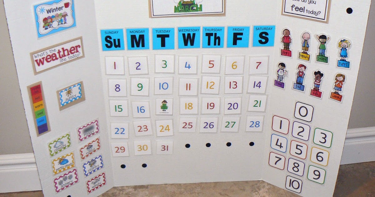 ourhomecreations: Preschool learning board #2