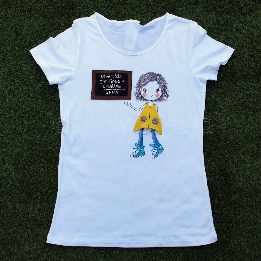 Camiseta profe personalizada