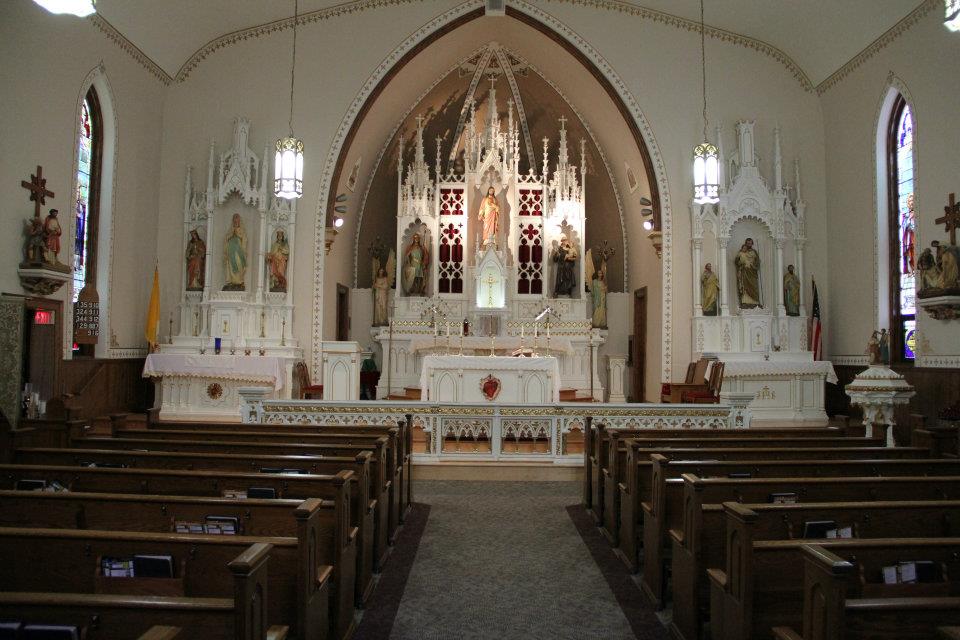 The Badger Catholic Sacred Heart Catholic Church, Pine Creek, WI