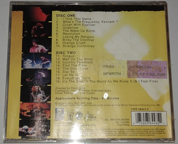 VCD R.E.M. - Road Movie - GUDANG MUSIK SHOP