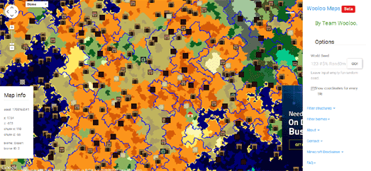 Maps Mania: Minecraft Seed Map Viewer