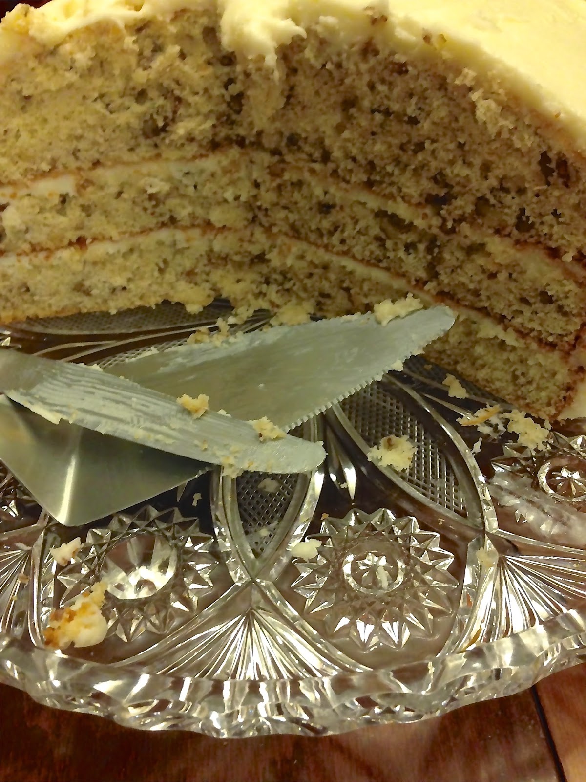 Savory Sweet and Satisfying Toasted Butter Pecan Cake