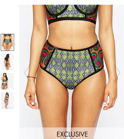 bikini taille haute chez ASOS