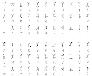 Camp S.O. Cool: Dancing Men Cipher