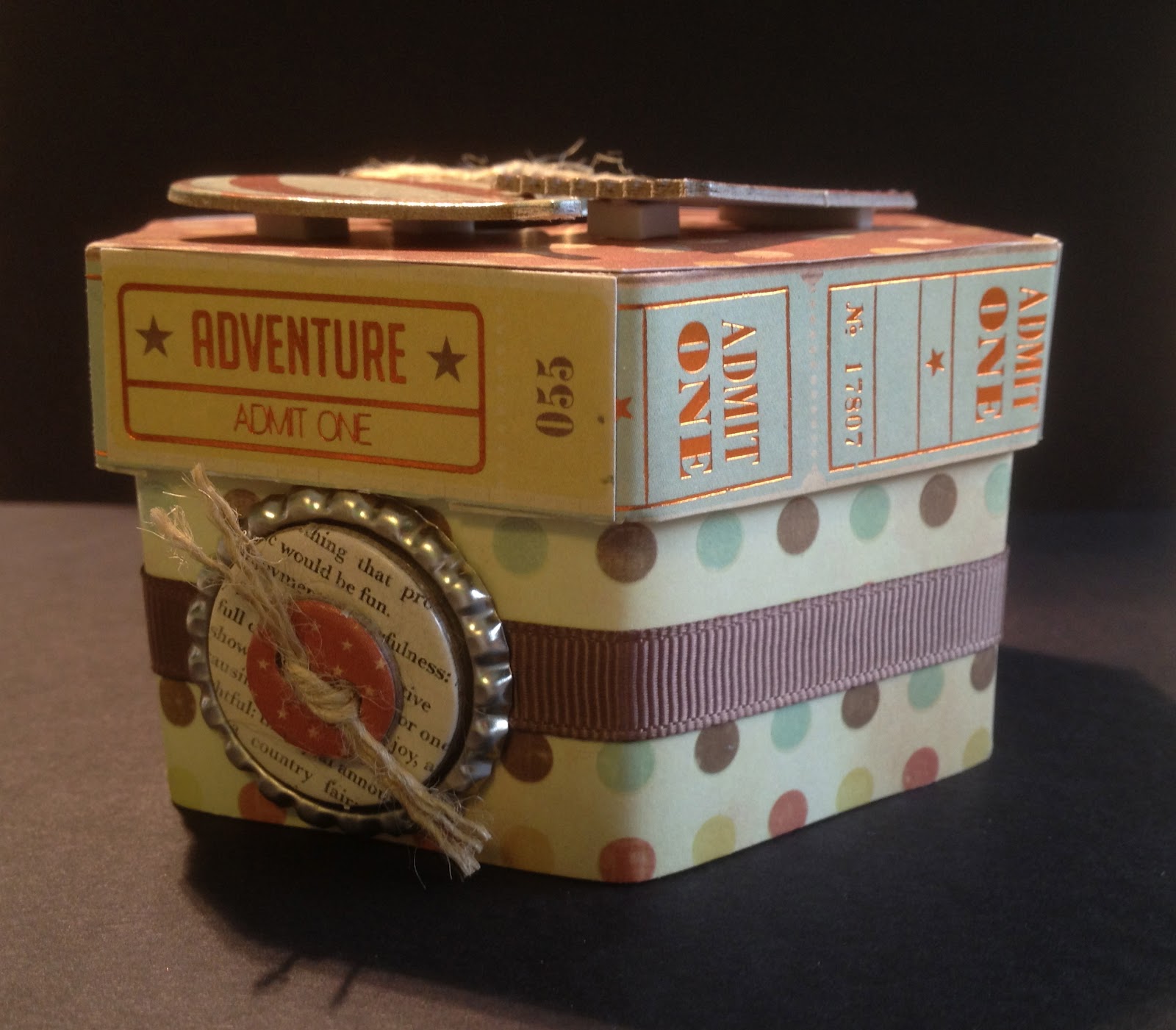 glammasandy Birthday Card and Gift Box