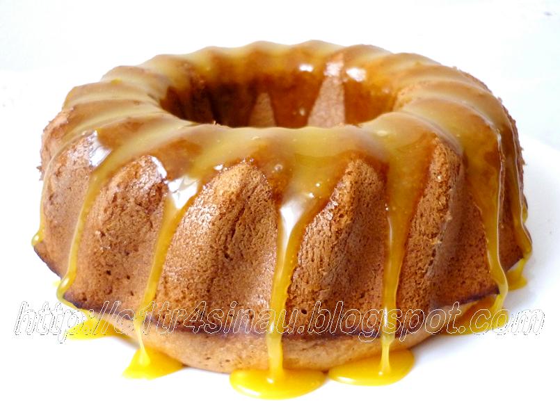 Citra's Home Diary Lemon Bundt Cake with Lemon Curd Glazed
