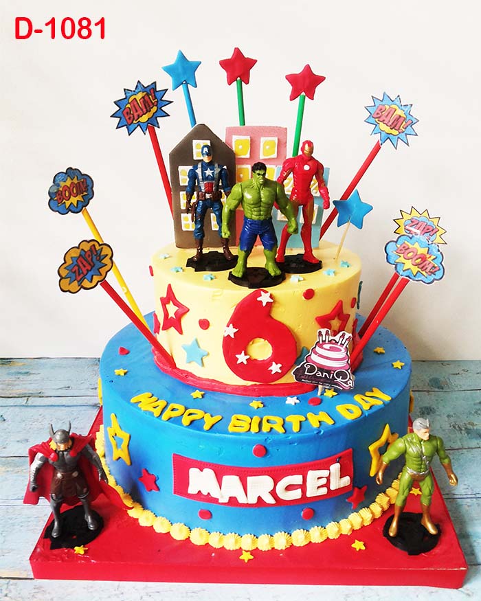 DaniQa Cake and Snack Kue Ulang Tahun Avengers