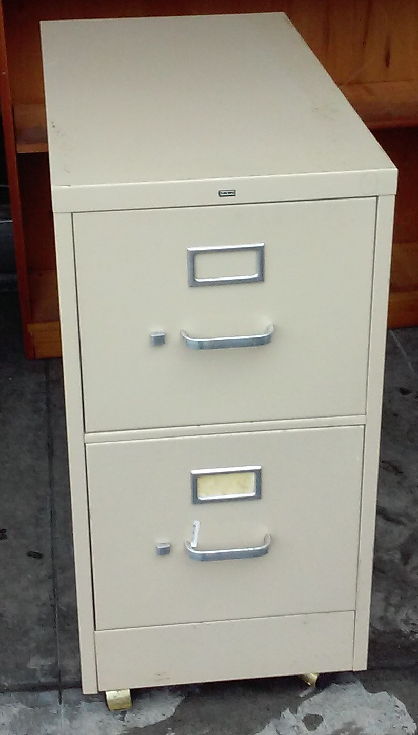 UHURU FURNITURE & COLLECTIBLES SOLD Hon 2Drawer File on