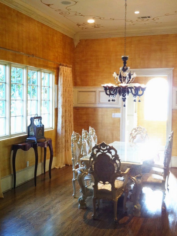 Paint walls with rags