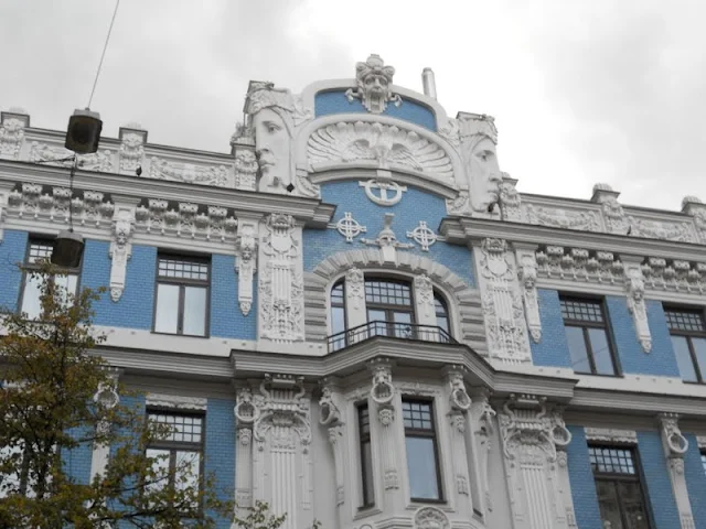 Weekend in Riga Latvia: Art Nouveau architecture