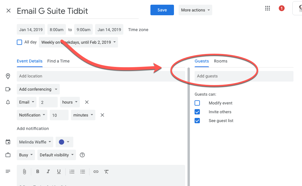 Google Calendar How to Invite Others to Your Event