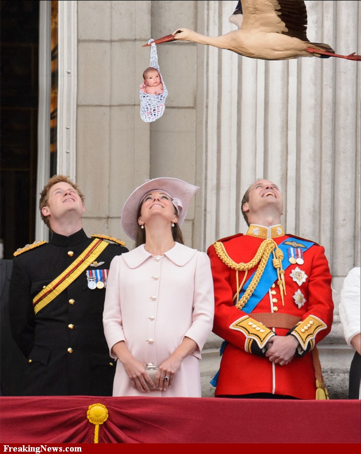 Funny Delivery of Baby Boy at UK Royal Family, they could see its a ...