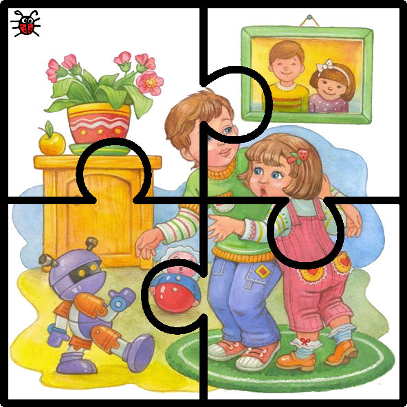 Actividades para Infantil: 7 puzzles dibujos