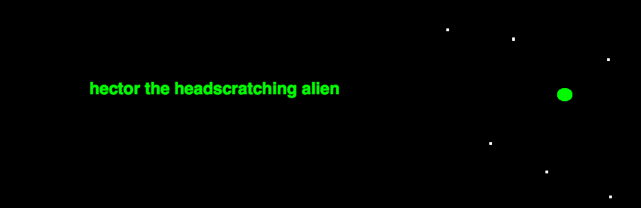 hector the headscratching alien