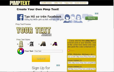 Tạo Chữ Đẹp Online