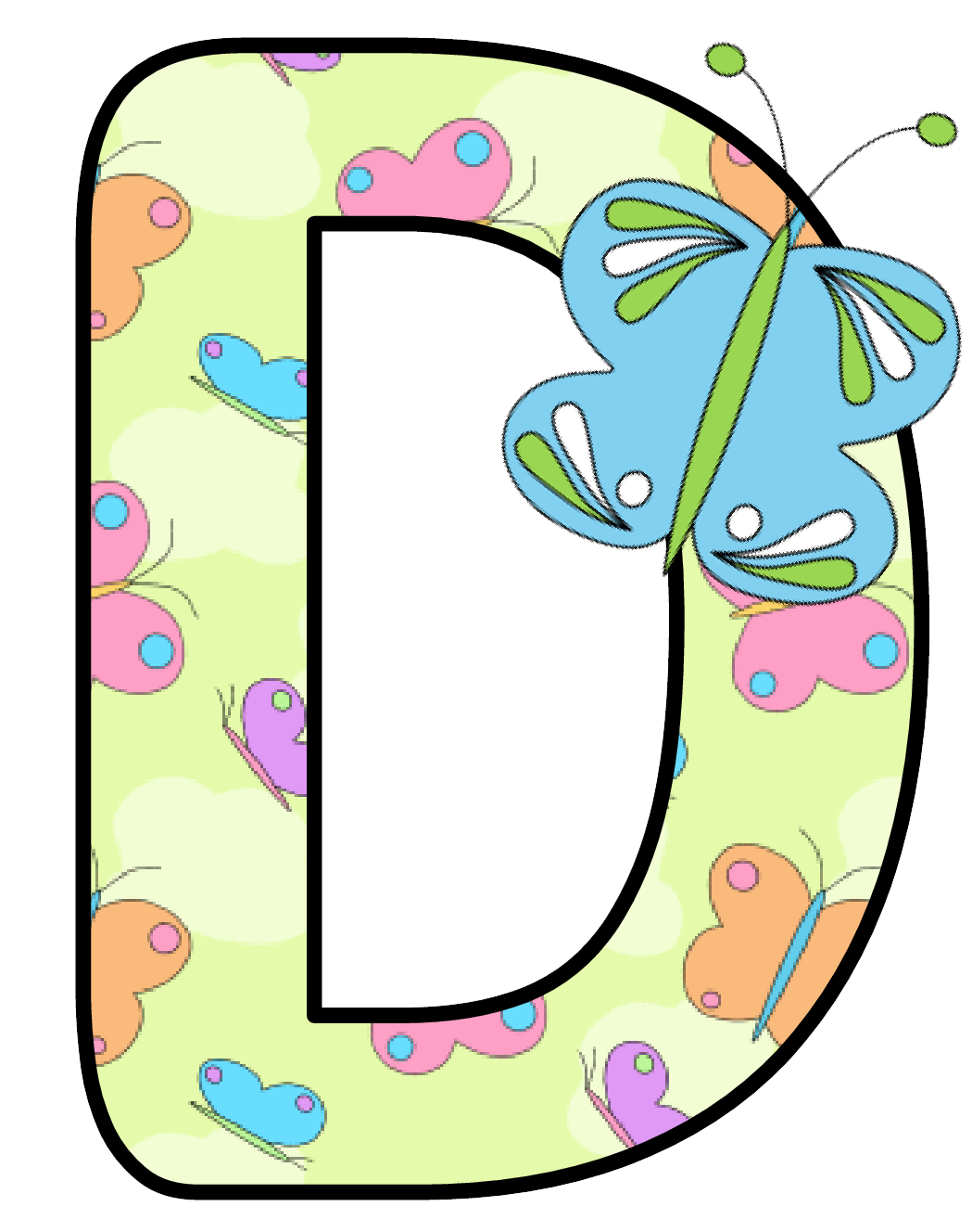 Abecedario con Mariposas. Alphabet with Butterflies. Oh my Alfabetos!