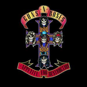 Portada del álbumo de Guns N' Roses: Appetite for Destruction, 1987