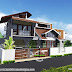2650 square foot 4 bedroom modern sloping roof home